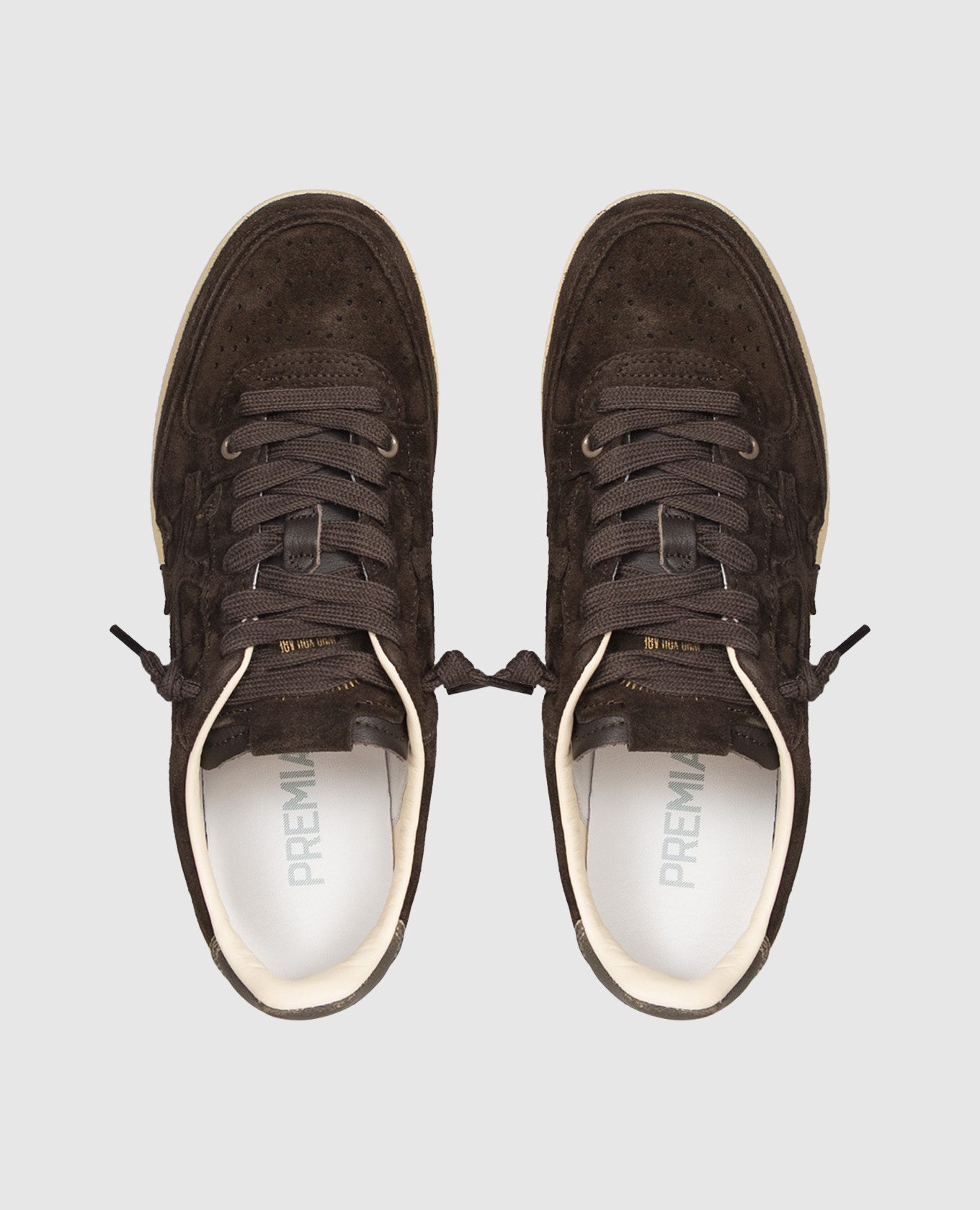 Brown suede sneakers Bskt Clay Premiata 4