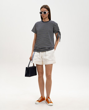 JW Anderson Blue striped T-shirt JT0334PG1946