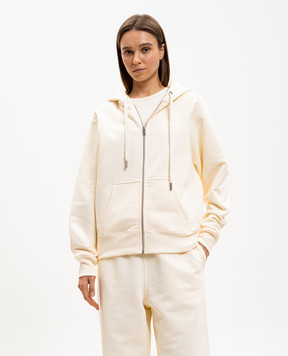 Ami Paris Ivory sports jacket with emblem USW759747w
