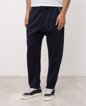 Brunello Cucinelli Blue sweatpants MM8433102G