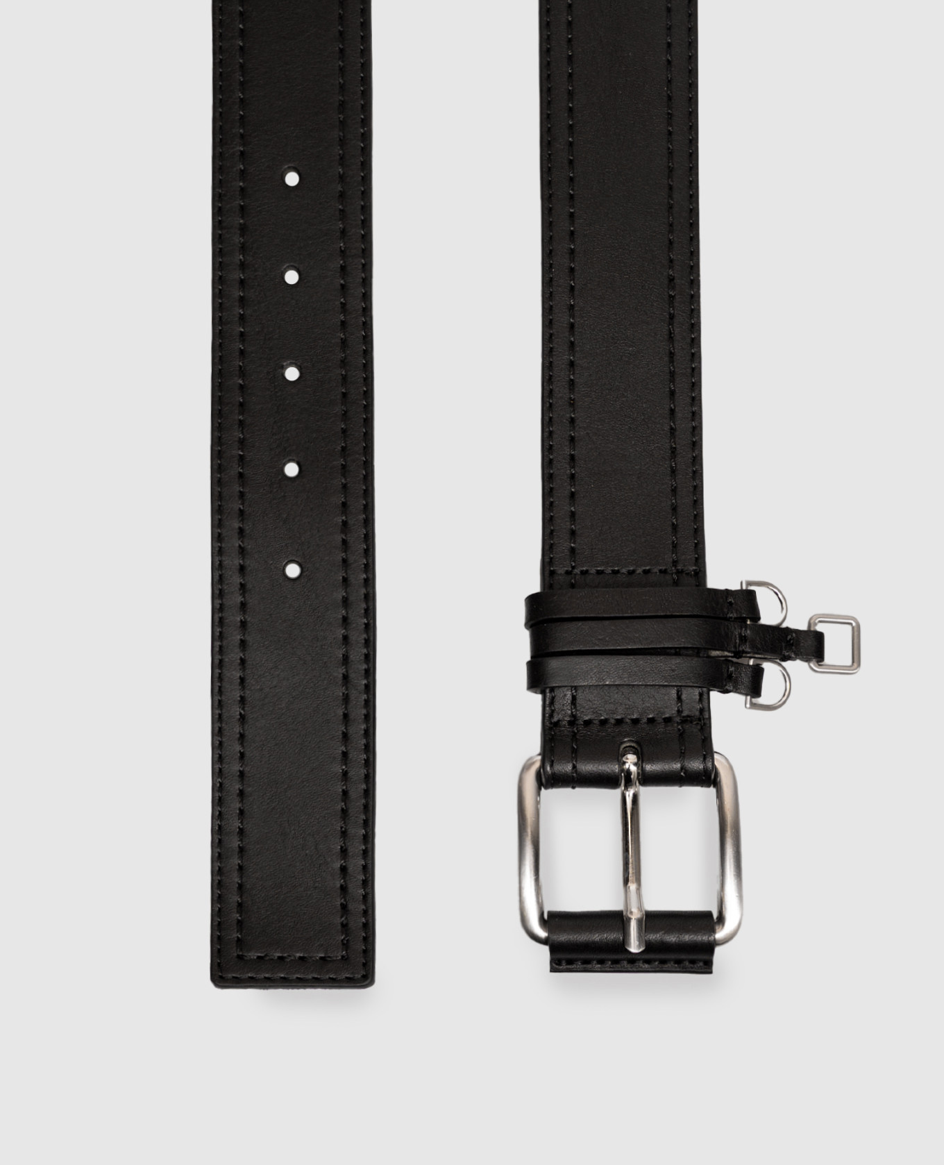 Black leather belt with pendants Max & Co 3