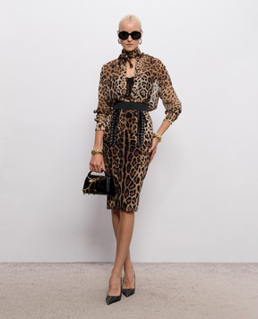 Dolce&Gabbana Leopard print skirt F4DC2TFSUBF