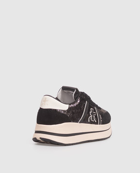 Premiata Bethcoin black sequined sneakers BETHCOIN8504