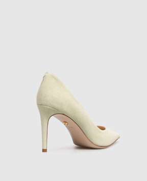Babe Pay Pls Green suede shoes 201801ZA