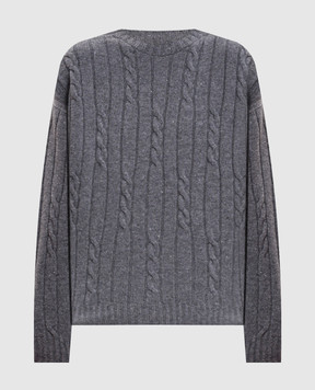 Peserico Gray sweater with wool and silk S99985F0709095