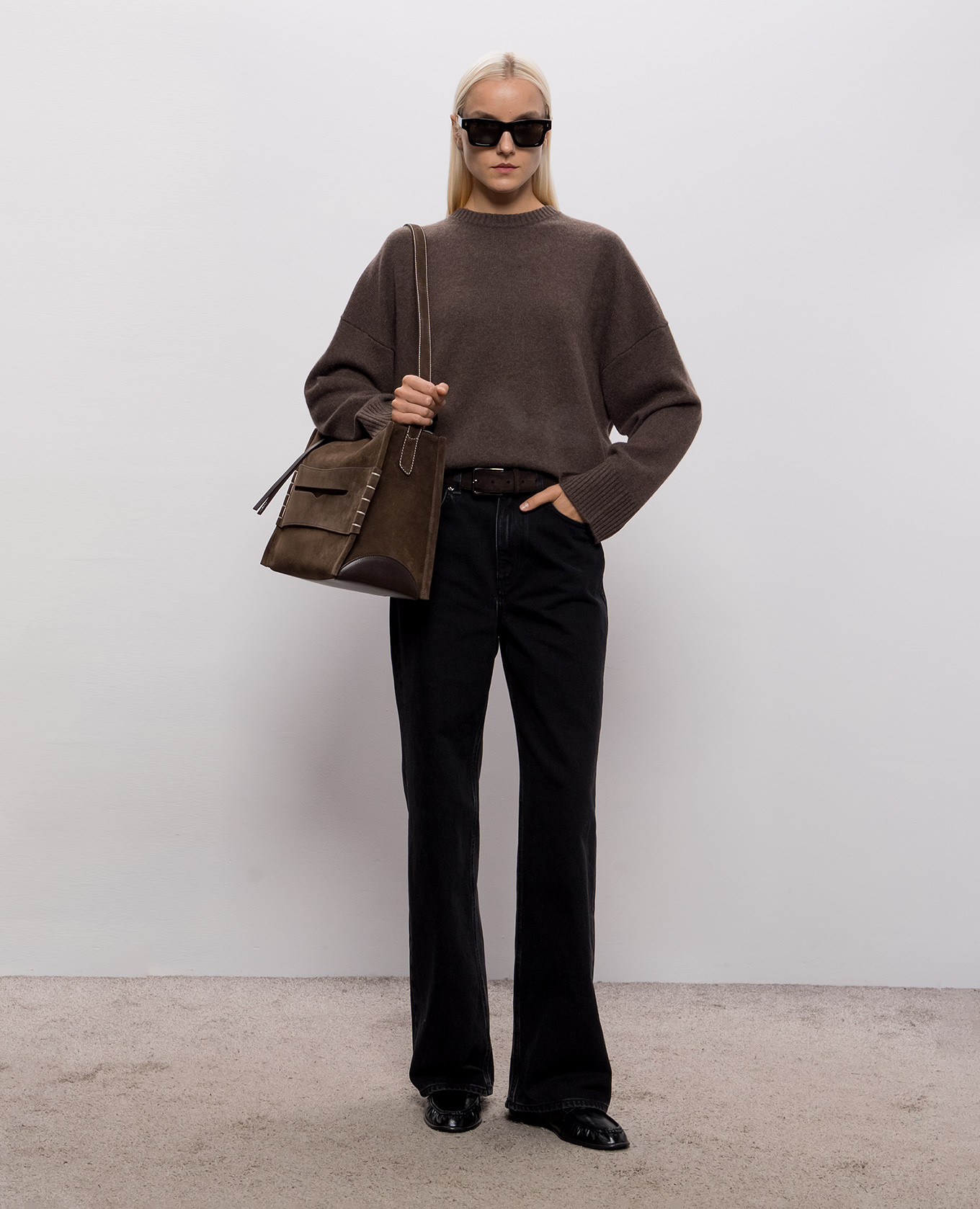 Dark gray MICO jeans Loulou de Saison 2