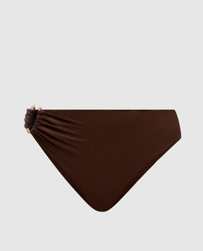 Fisico Brown swimsuit panties FS85M0