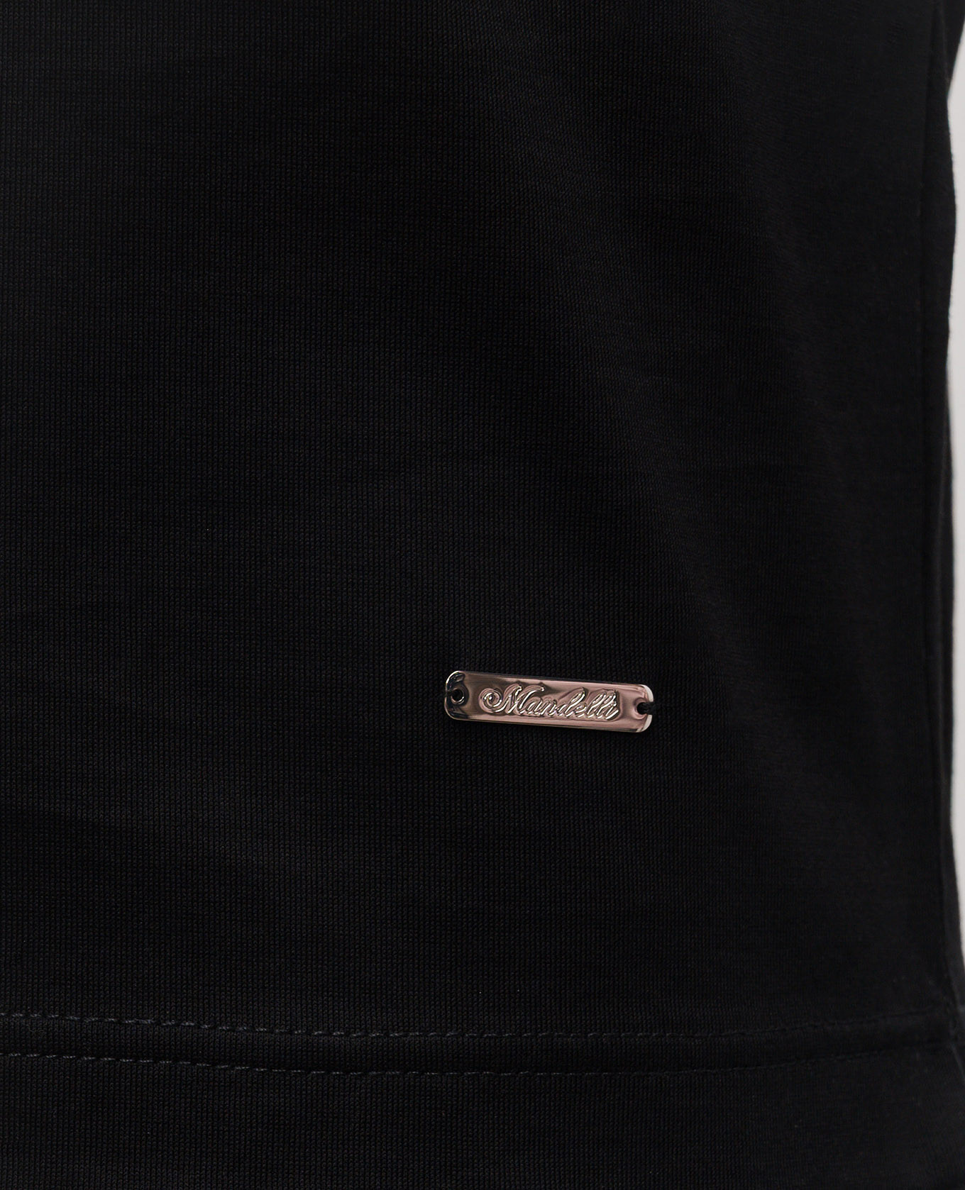 Black T-shirt with logo Enrico Mandelli 4