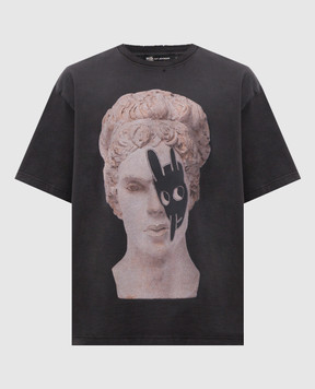 Misbhv Ray Johnson Bunny Head Bust Black T-Shirt 260U109