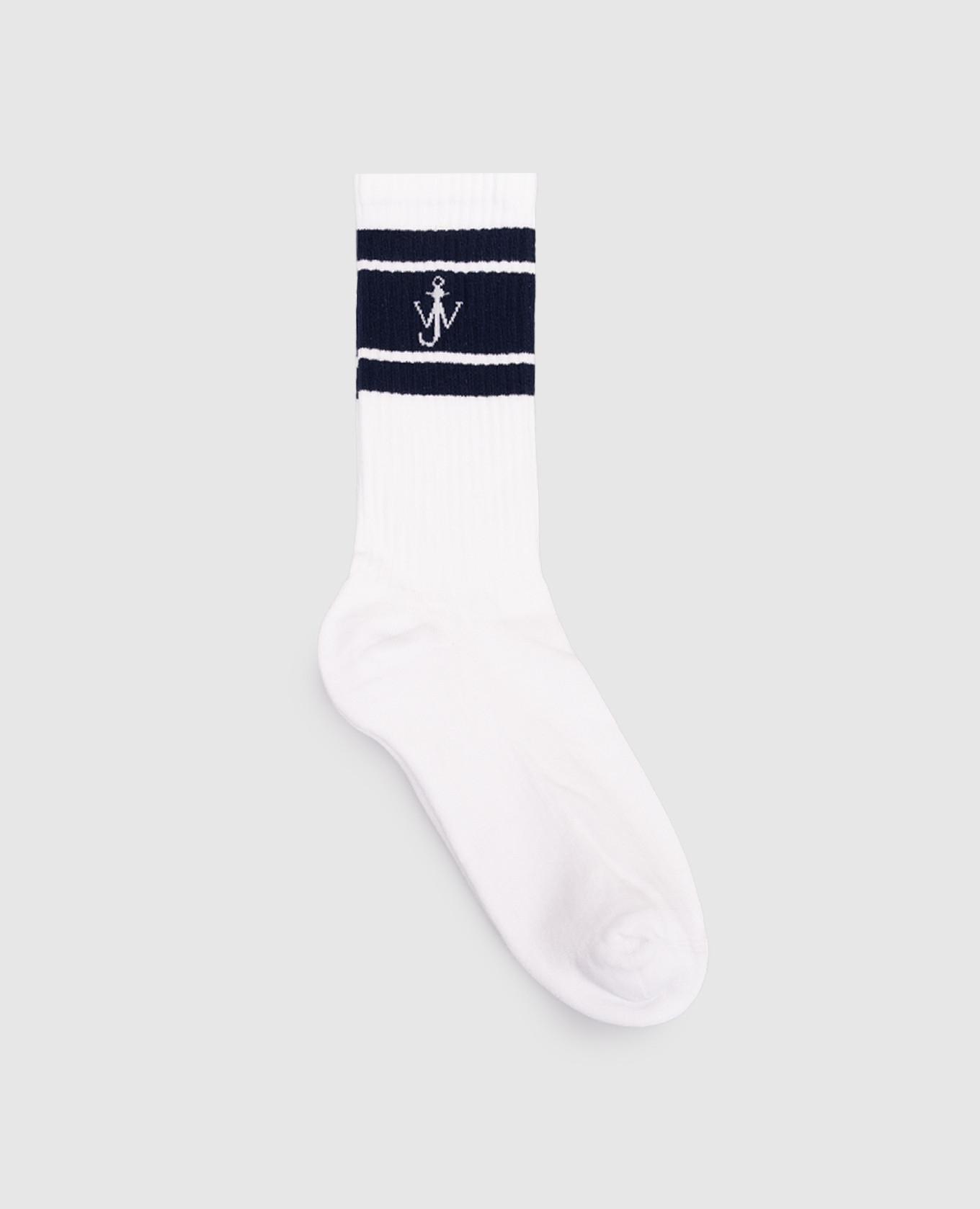 

White socks with monogram JW Anderson