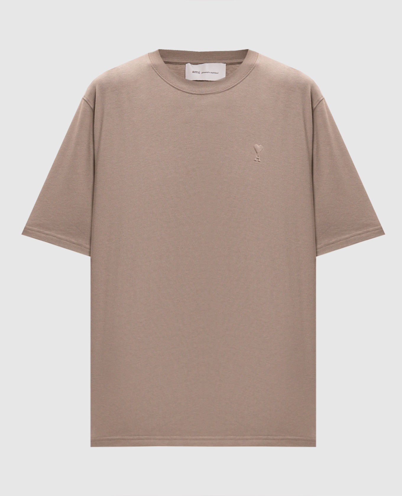 Beige T-shirt Ami Paris