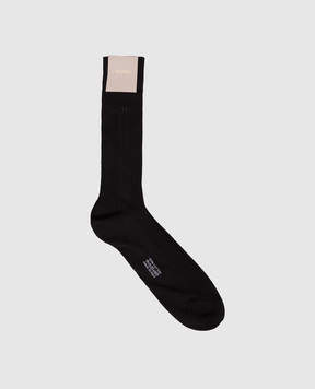 Tom Ford Black cotton socks KKS001YMC045