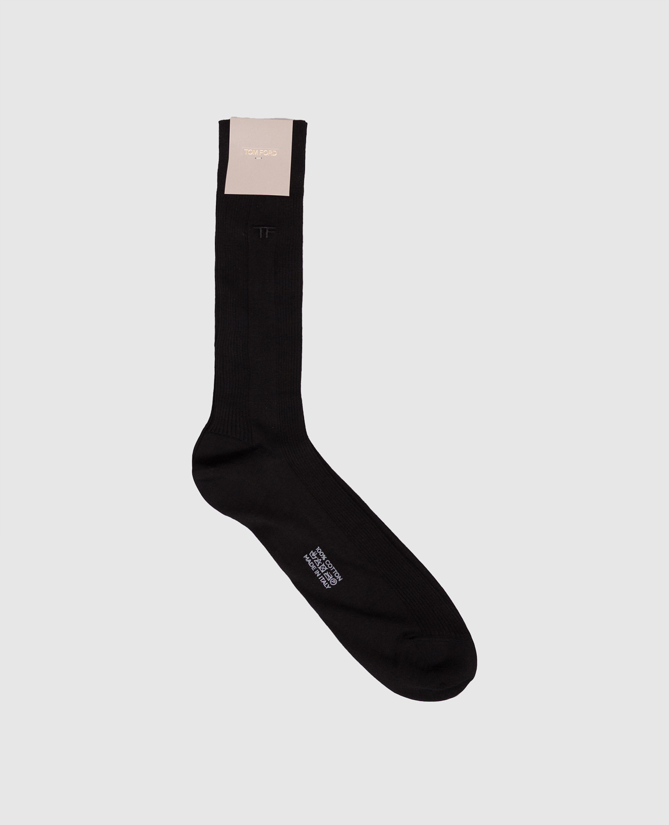 Black cotton socks