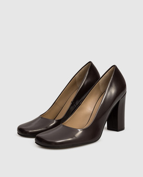 The Row Brown leather Penelope shoes F1671L604