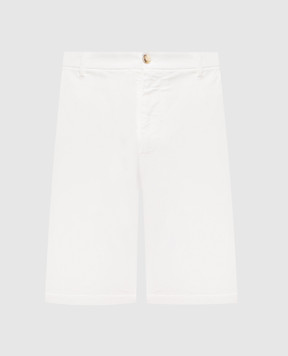 Canali White shorts with cotton PT01636D95609