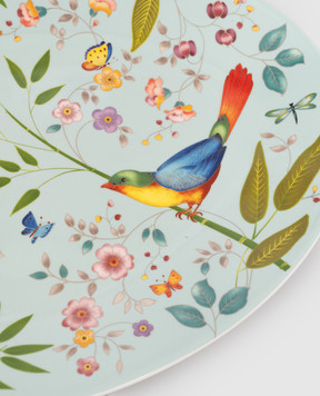 Geminiano Cozzi 1765 Blue porcelain oval dish Incanto di Primavera TTCFL20369065