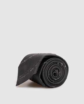 Brunello Cucinelli Gray silk tie MX8640018P