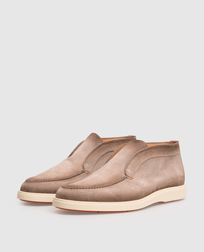 Santoni Beige suede deserts MGDG17823TICBGEX