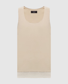 Peserico Beige silk top E086382372L