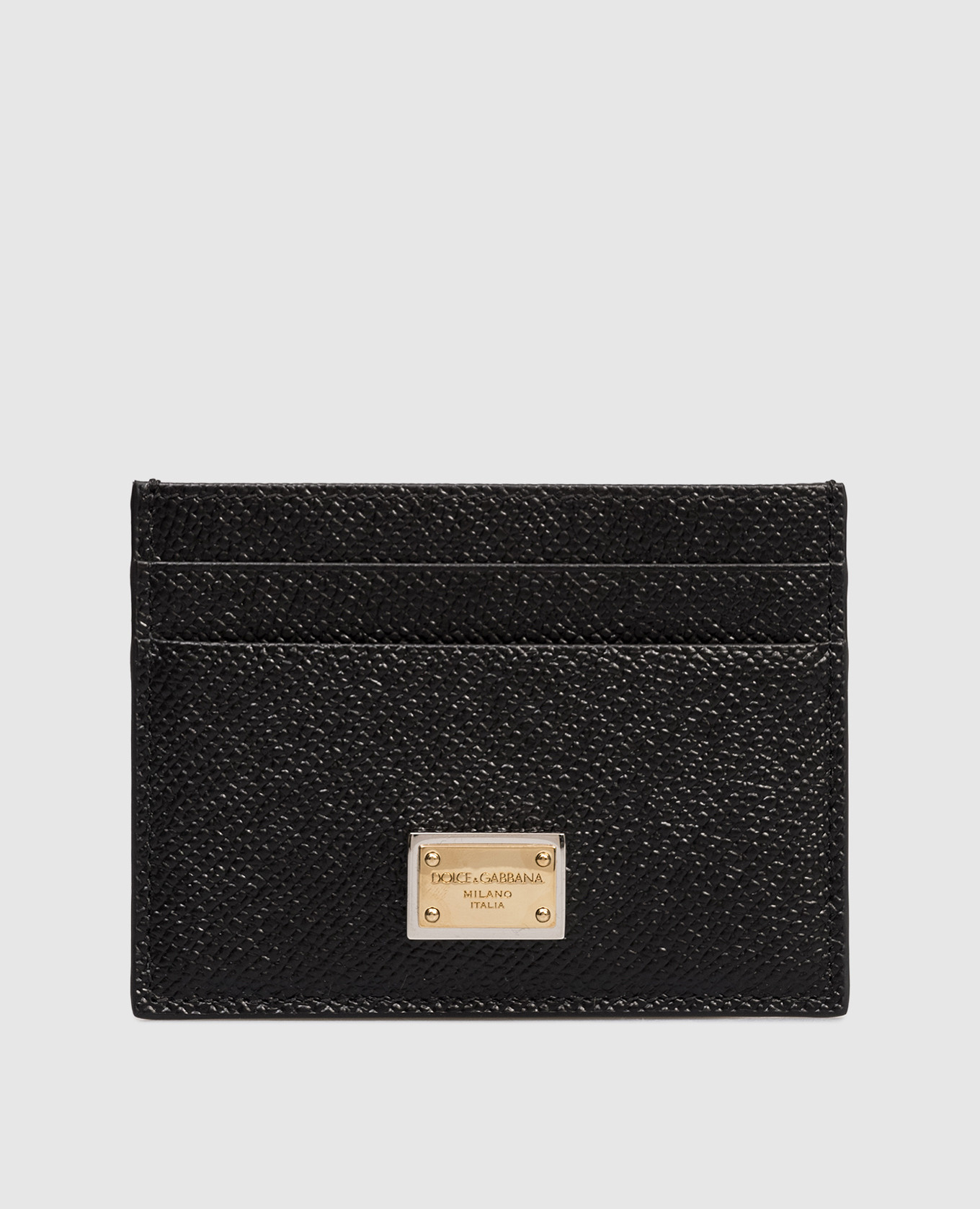 

Black leather cardholder with logo Dolce&Gabbana