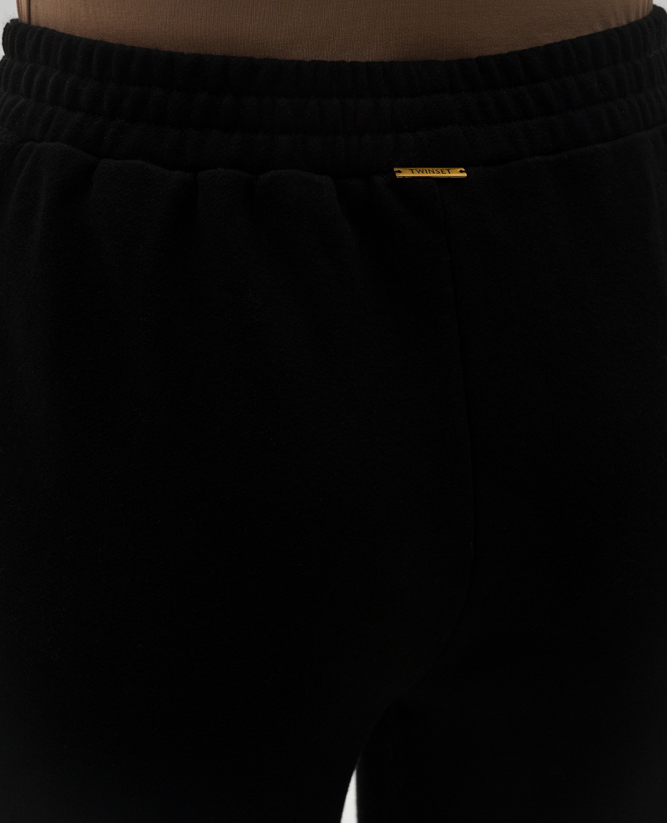 

Black pants with logo Twinset