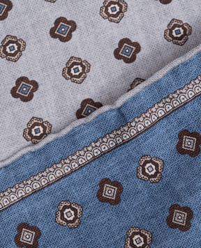 Brunello Cucinelli Reversible printed silk pachet scarf MI8950091