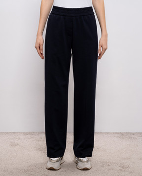 Peserico Blue pants with a monil chain A04968J006906