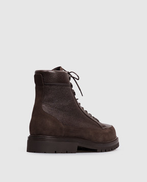 Brunello Cucinelli Brown leather boots MZUNTSQ677