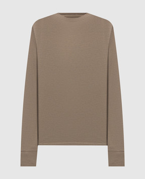 Tom Ford Khaki long sleeve shirt with monogram JCL006JMT012