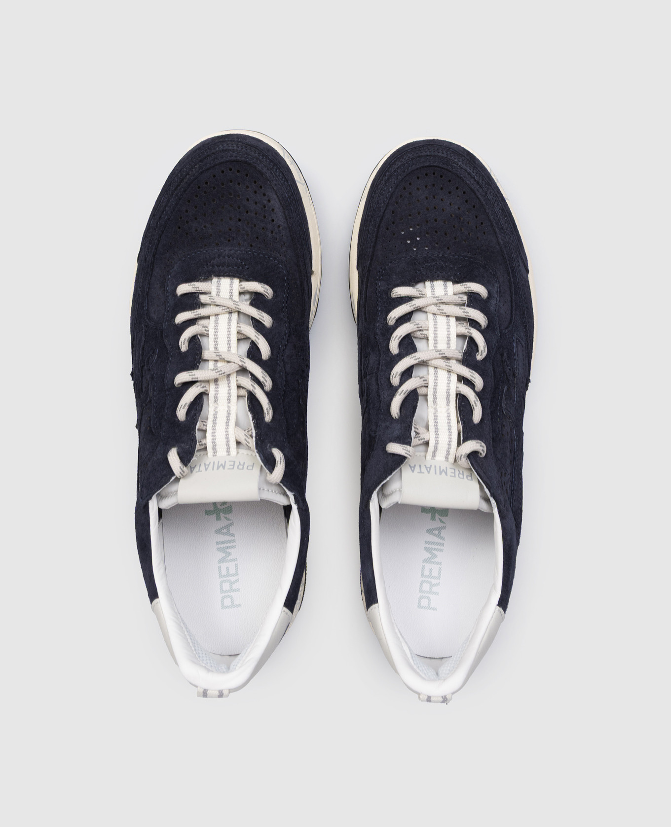 

Blue suede sneakers NOUS Premiata