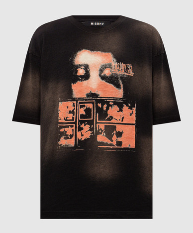 Schwarzes Lakefront-T-Shirt
