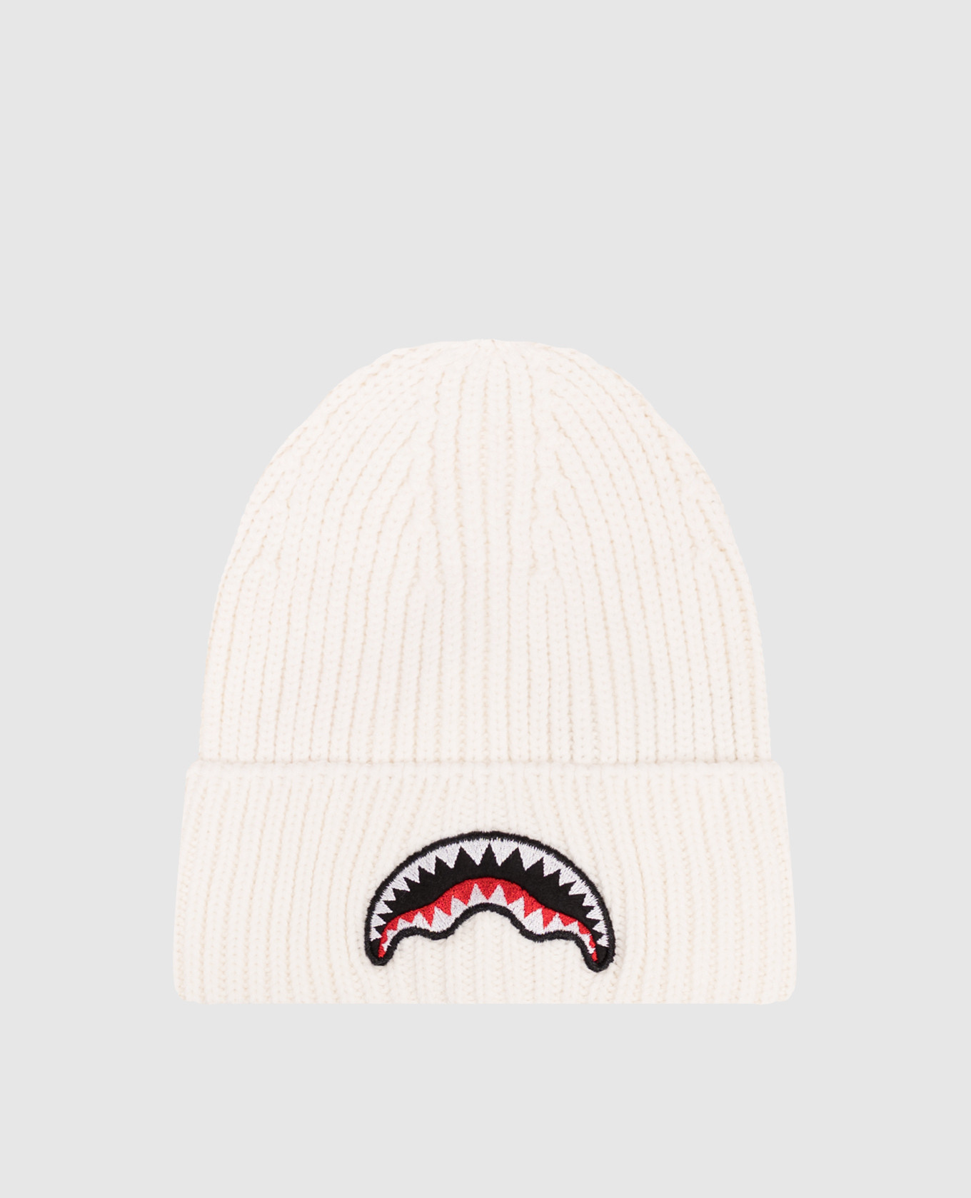 

Ivory children's hat with embroidery Sprayground, Beige