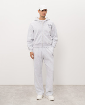 Sporty & Rich Grey insulated tracksuit with print ST10283000GY03PA088830