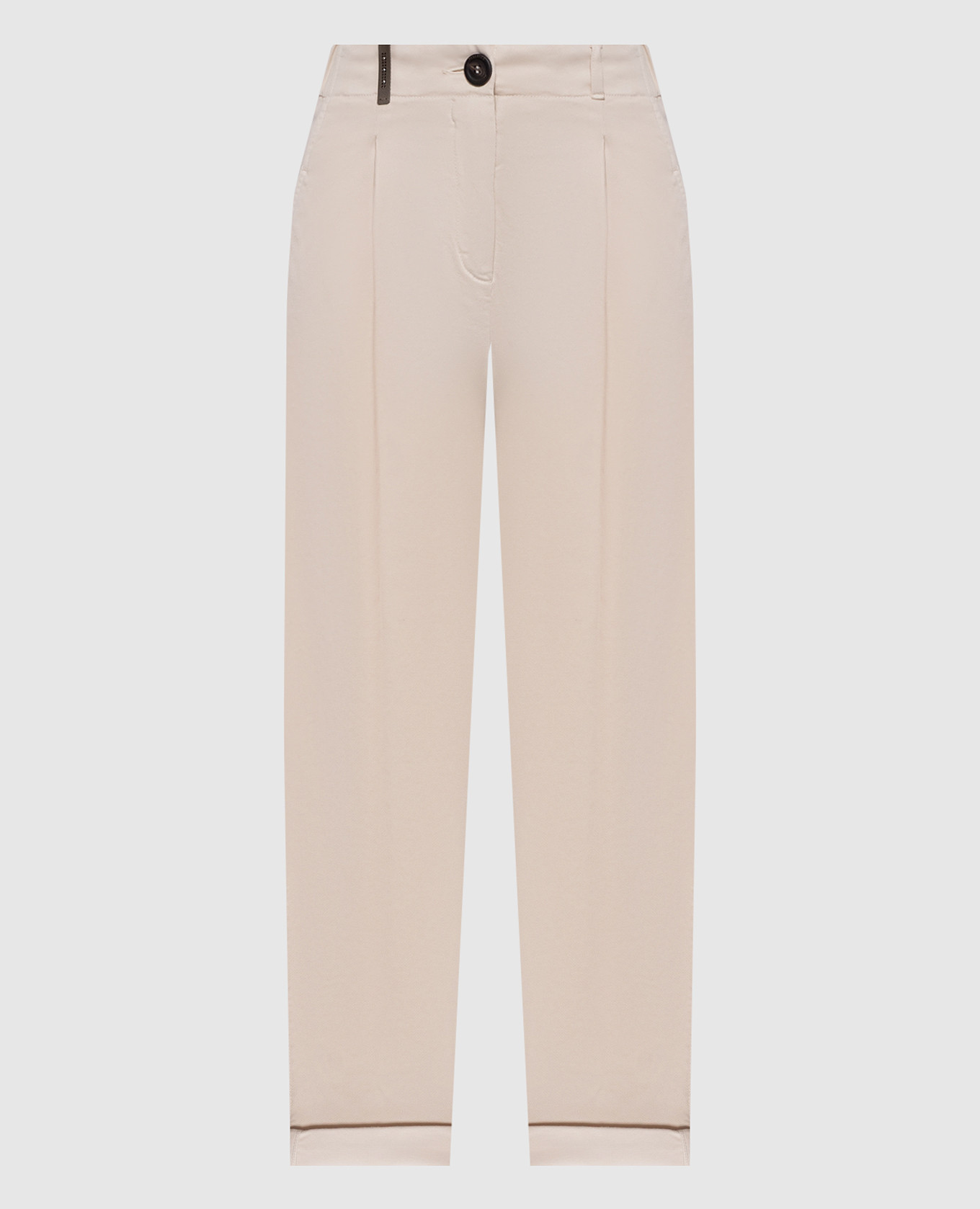 

Beige trousers with lapels Peserico