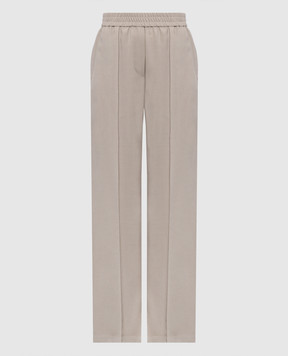 Brunello Cucinelli Beige wool pants MP542P9002