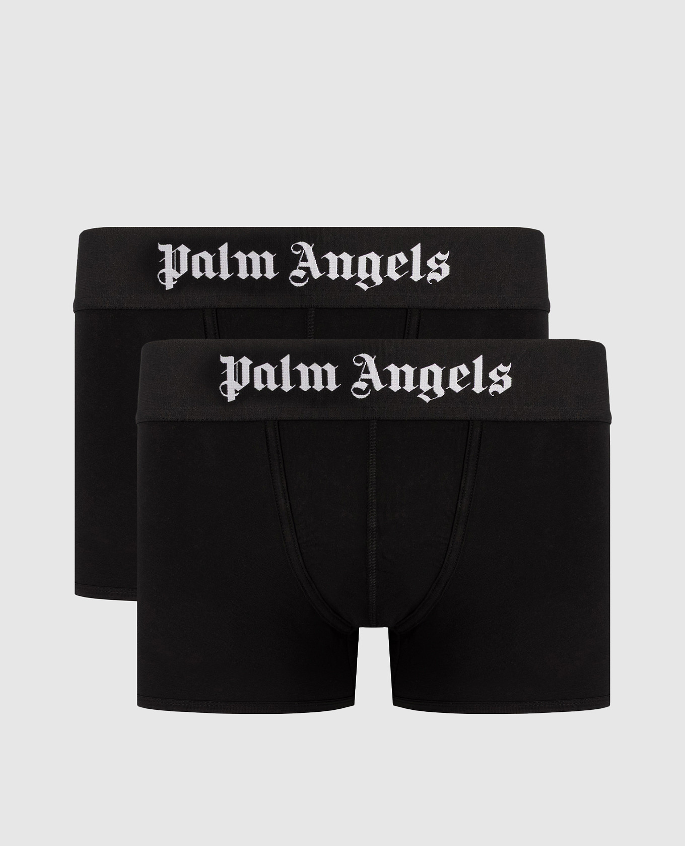 Set of black trunks with logo