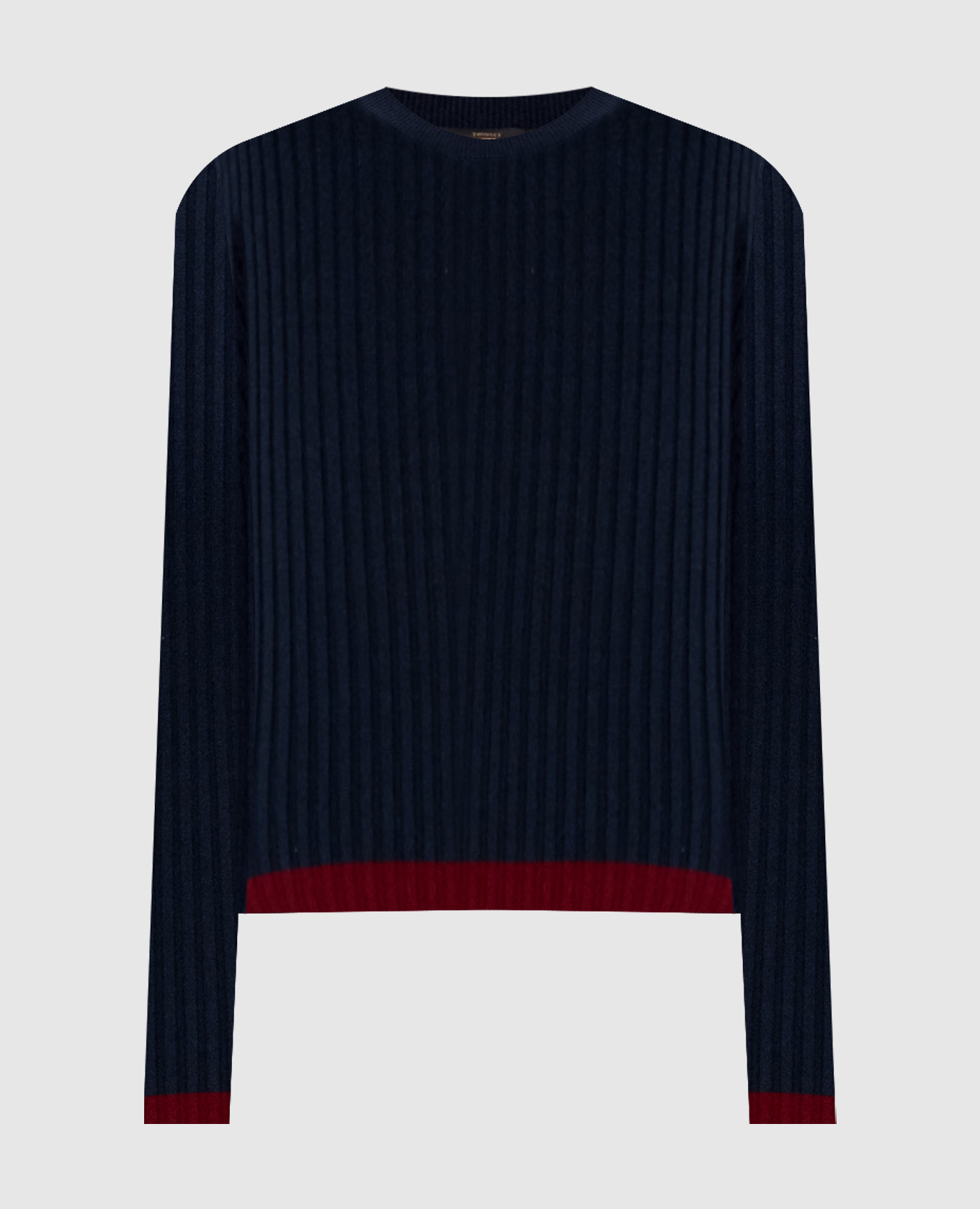 Blue jumper with edging Twinset