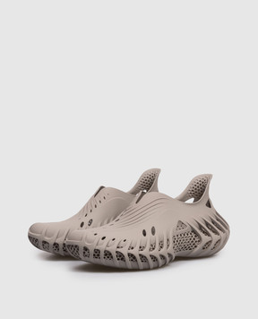 2AM Beige sneakers with textured logo BUS6GL20250113G