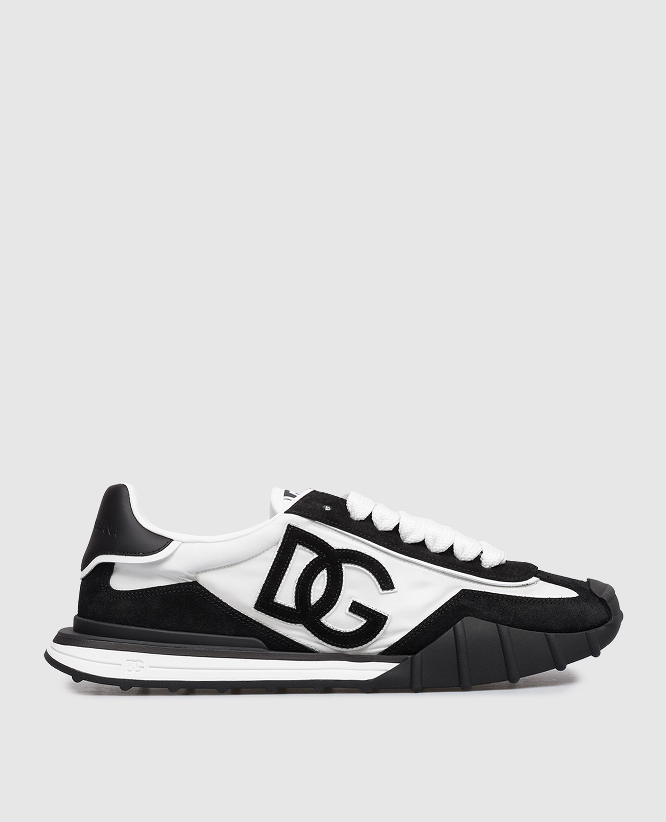 

Athletic combo sneakers with DG monogram logo patch Dolce&Gabbana, White