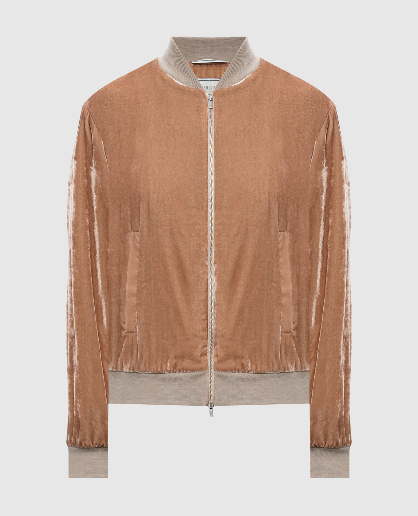 Brown velvet sports jacket