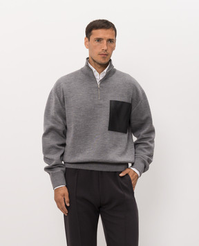 Bottega Veneta Gray wool jumper 873776V6MT0