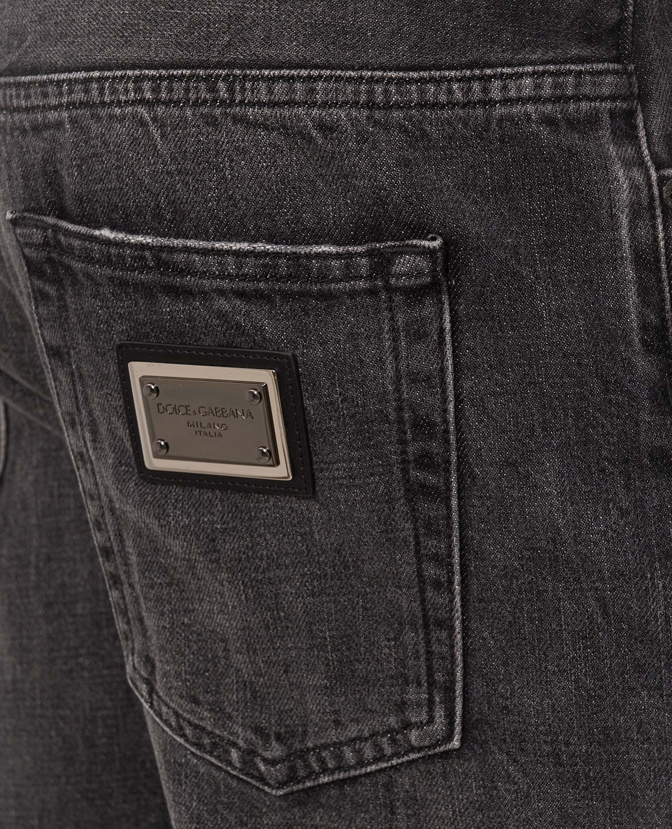 Gray jeans with a worn effect Dolce&Gabbana 5