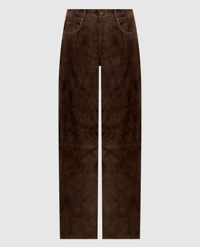 ARMA Brown suede Jean pants 006L26603602