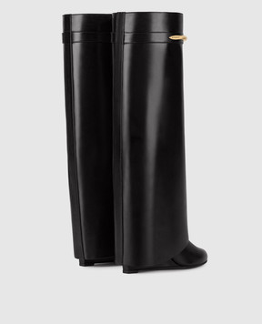 Givenchy Black leather Shark Pinch boots BE703XE1J7