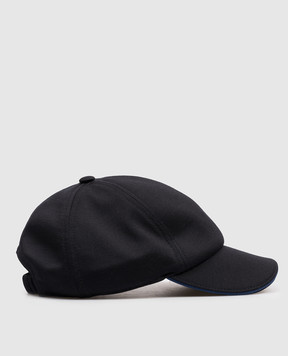 Stefano Ricci Children's black wool cap YCV61TX08EMA0033