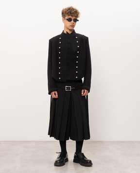 Ann Demeulemeester Jeppe black wool culottes B0014459FA761
