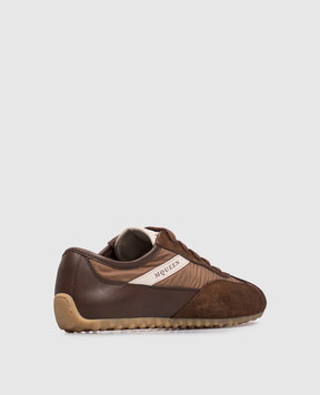 Alexander McQueen Brown combination sneakers 868495WIAKI