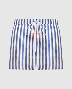ISAIA Striped swim shorts COSI19BW284