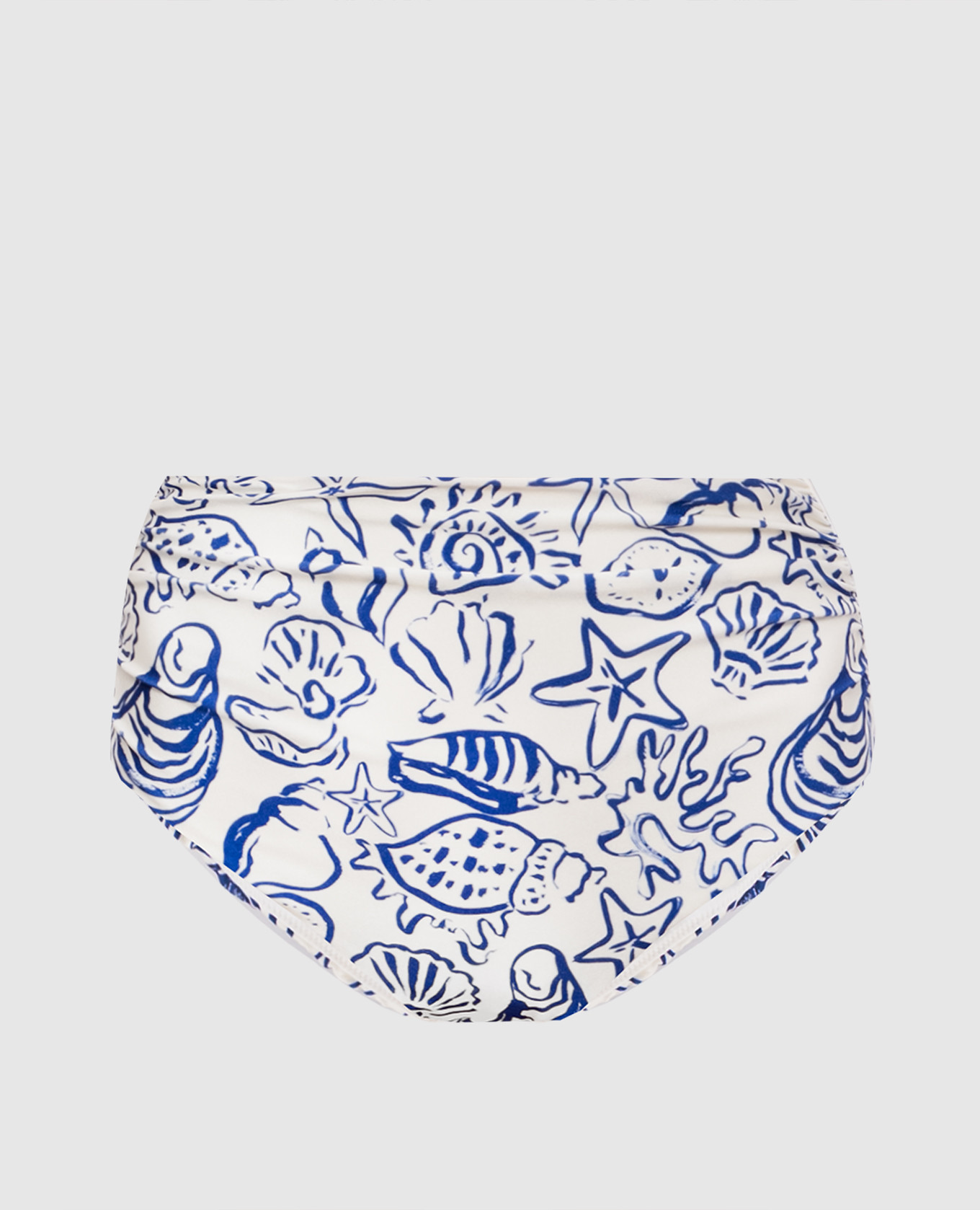 Culotte de maillot de bain taille haute ivoire