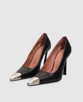 Babe Pay Pls Black leather shoes 218156KO